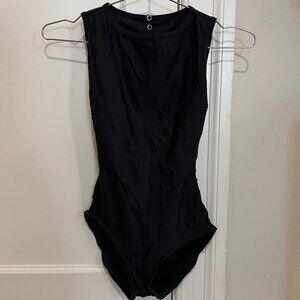 Black Class Yumiko Leotard- Larissa